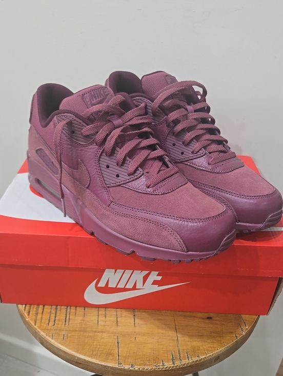 Nike Other - Nike Air Max 90 Premium "Vintage Wine" 2017 Shoes Rare Size Mens 10.5